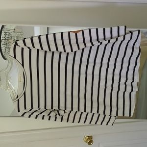 Striped Jersey Long-Sleeve Shirt Patchwork